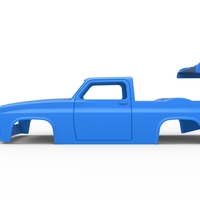 Shell of Dragster truck Scale 1:25 - Thumbnail 18