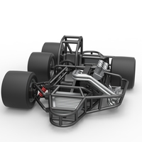 Supermodified 3-to-1 race car Base Scale 1:25 - Thumbnail 5