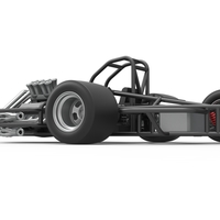 Supermodified 3-to-1 race car Base Scale 1:25 - Thumbnail 12