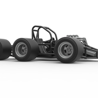 Supermodified 3-to-1 race car Base Scale 1:25 - Thumbnail 21