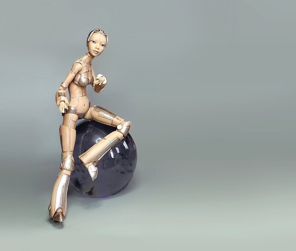 Robot woman "Robotica" 3D Print 56381