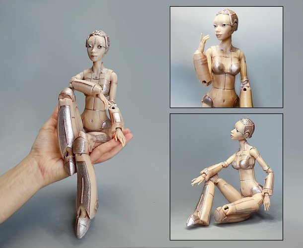 Robot woman "Robotica" 3D Print 56383