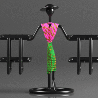 Creative in innovation Metal Stylish Tabletop Remote Holder - Thumbnail 1