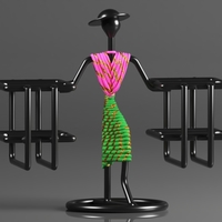 Creative in innovation Metal Stylish Tabletop Remote Holder - Thumbnail 4