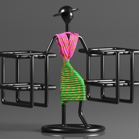 Creative in innovation Metal Stylish Tabletop Remote Holder - Thumbnail 5