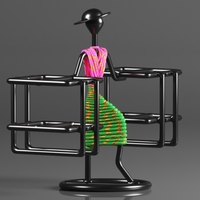 Creative in innovation Metal Stylish Tabletop Remote Holder - Thumbnail 6