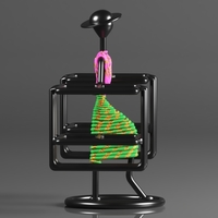 Creative in innovation Metal Stylish Tabletop Remote Holder - Thumbnail 7