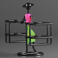 Creative in innovation Metal Stylish Tabletop Remote Holder - Thumbnail 8