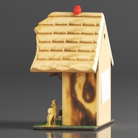 German Black Forest weather house - Thumbnail 11