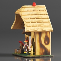 German Black Forest weather house - Thumbnail 12