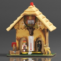 Small German Black Forest weather house 3D Printing 564125