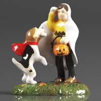 Snow Village Halloween Accessories Peanuts Snoopy's Treat - Thumbnail 15