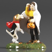 Snow Village Halloween Accessories Peanuts Snoopy's Treat - Thumbnail 16