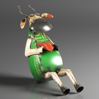 Recycled Metal Yard Art. Gorgeous Cow Decor - Thumbnail 4