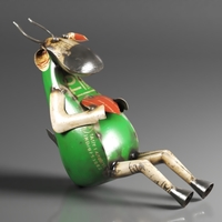 Recycled Metal Yard Art. Gorgeous Cow Decor - Thumbnail 5