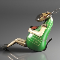 Recycled Metal Yard Art. Gorgeous Cow Decor - Thumbnail 11