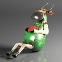 Recycled Metal Yard Art. Gorgeous Cow Decor - Thumbnail 13