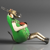 Recycled Metal Yard Art. Gorgeous Cow Decor - Thumbnail 6