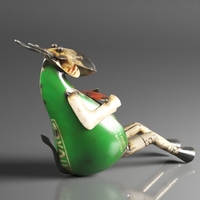 Recycled Metal Yard Art. Gorgeous Cow Decor - Thumbnail 7