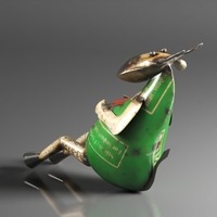 Recycled Metal Yard Art. Gorgeous Cow Decor - Thumbnail 10