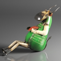 Recycled Metal Yard Art. Gorgeous Cow Decor - Thumbnail 12