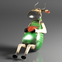 Recycled Metal Yard Art. Gorgeous Cow Decor - Thumbnail 14