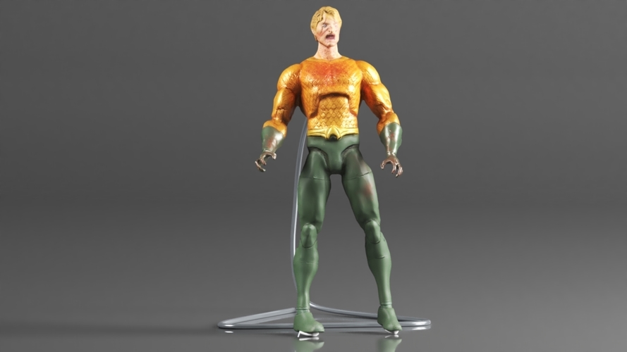 DCeased Aquaman Action Figure 3D Print 564193