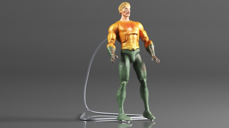 DCeased Aquaman Action Figure 3D Print 564194