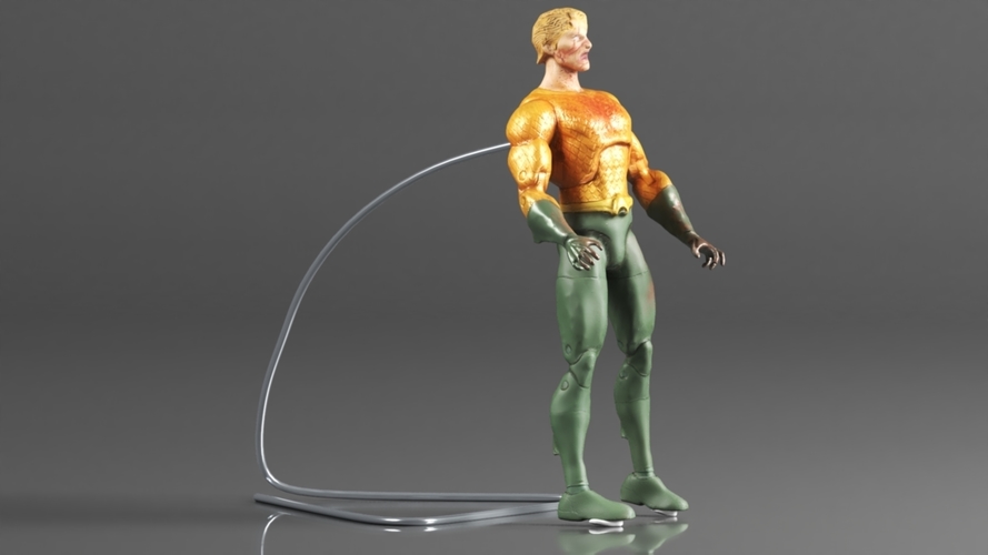 DCeased Aquaman Action Figure 3D Print 564195