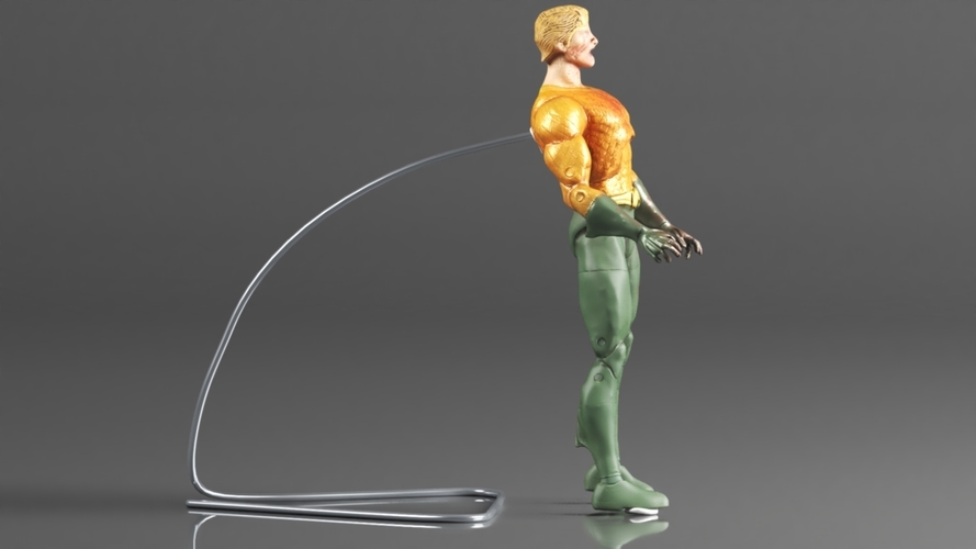 DCeased Aquaman Action Figure 3D Print 564196