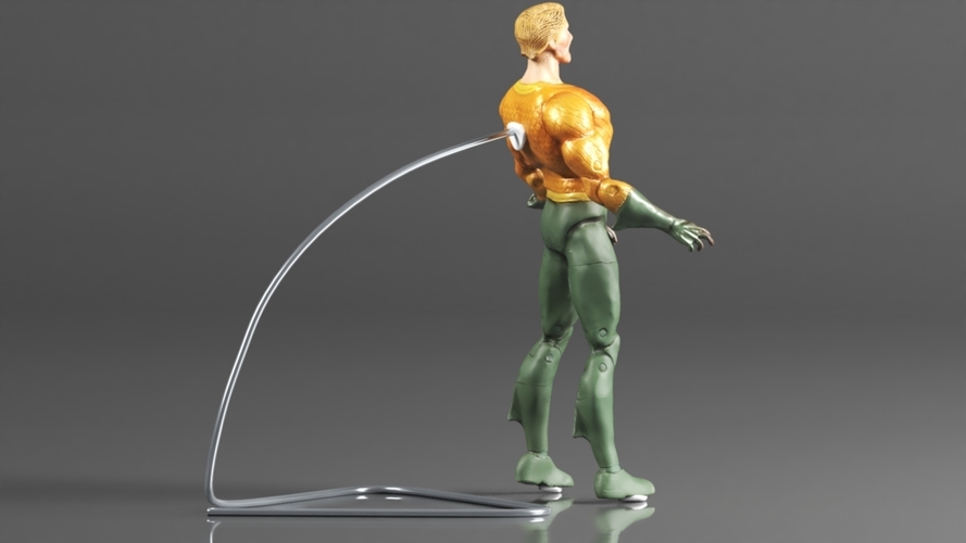 DCeased Aquaman Action Figure 3D Print 564197