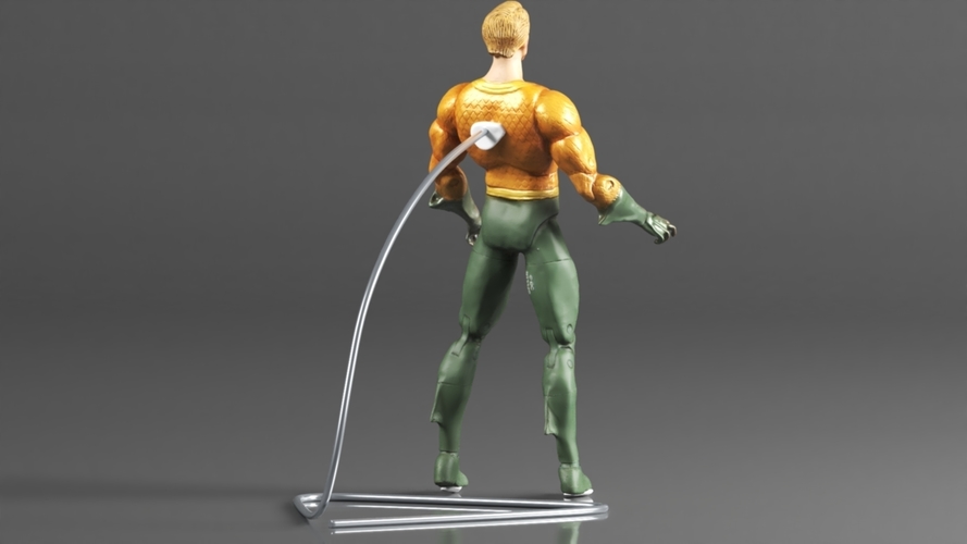 DCeased Aquaman Action Figure 3D Print 564198