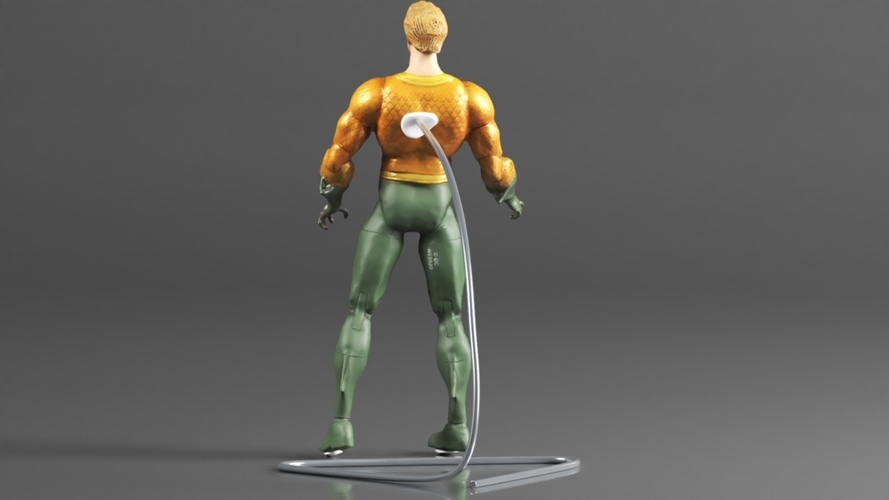 DCeased Aquaman Action Figure 3D Print 564199