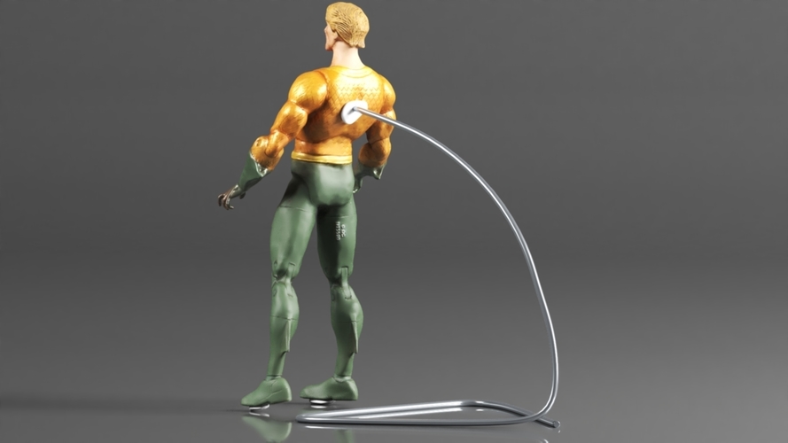 DCeased Aquaman Action Figure 3D Print 564200