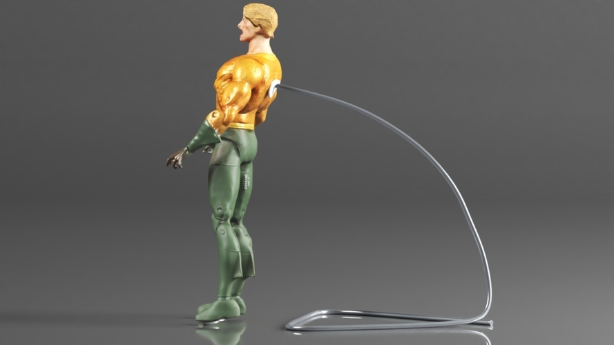 DCeased Aquaman Action Figure 3D Print 564201