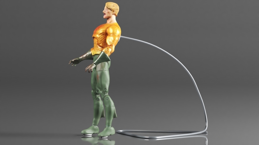 DCeased Aquaman Action Figure 3D Print 564202