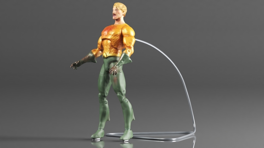 DCeased Aquaman Action Figure 3D Print 564203