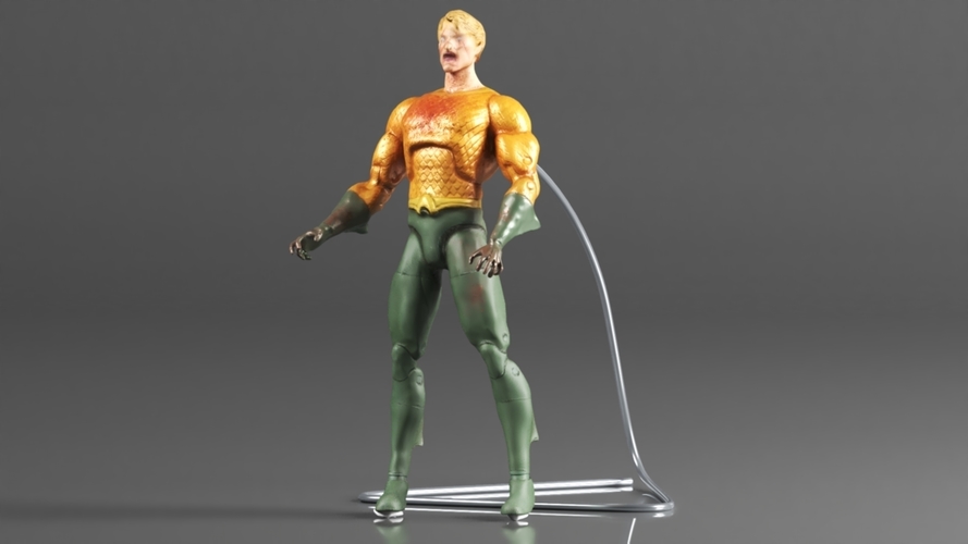 DCeased Aquaman Action Figure 3D Print 564204