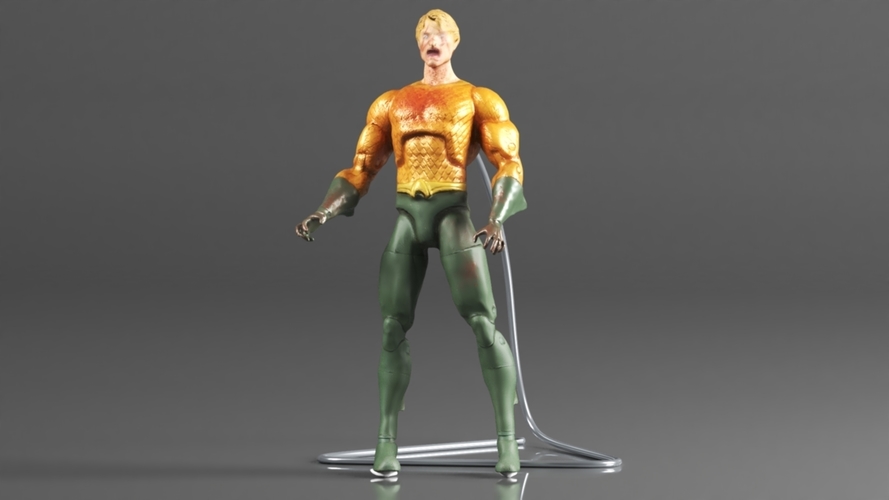 DCeased Aquaman Action Figure 3D Print 564205