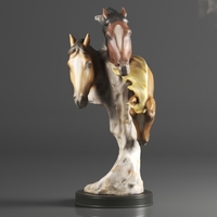 Wild at Heart Horse Sculpture Earth Tones  - Thumbnail 3