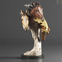 Wild at Heart Horse Sculpture Earth Tones  - Thumbnail 4