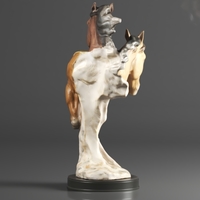 Wild at Heart Horse Sculpture Earth Tones  - Thumbnail 9