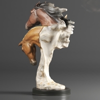 Wild at Heart Horse Sculpture Earth Tones  - Thumbnail 10