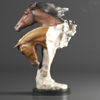 Wild at Heart Horse Sculpture Earth Tones  - Thumbnail 11