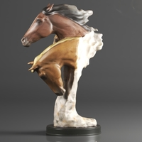 Wild at Heart Horse Sculpture Earth Tones  - Thumbnail 12