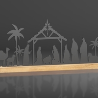 Pinkunn Nativity Sets for Christmas Indoor Decor - Thumbnail 6