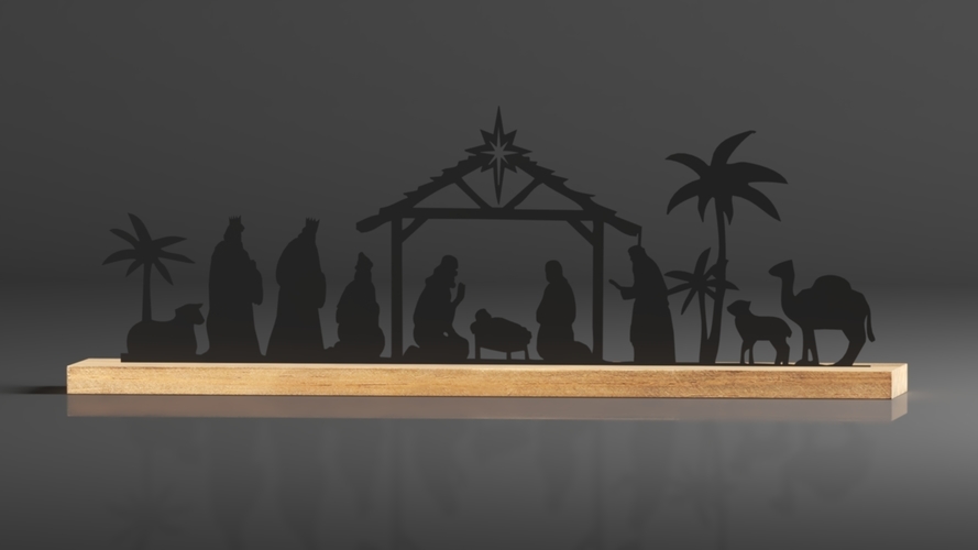 Pinkunn Nativity Sets for Christmas Indoor Decor