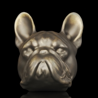 Creative Co-Op Decorative Antique Resin Dog Head - Thumbnail 1