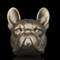 Creative Co-Op Decorative Antique Resin Dog Head - Thumbnail 2