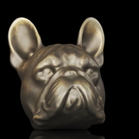 Creative Co-Op Decorative Antique Resin Dog Head - Thumbnail 3